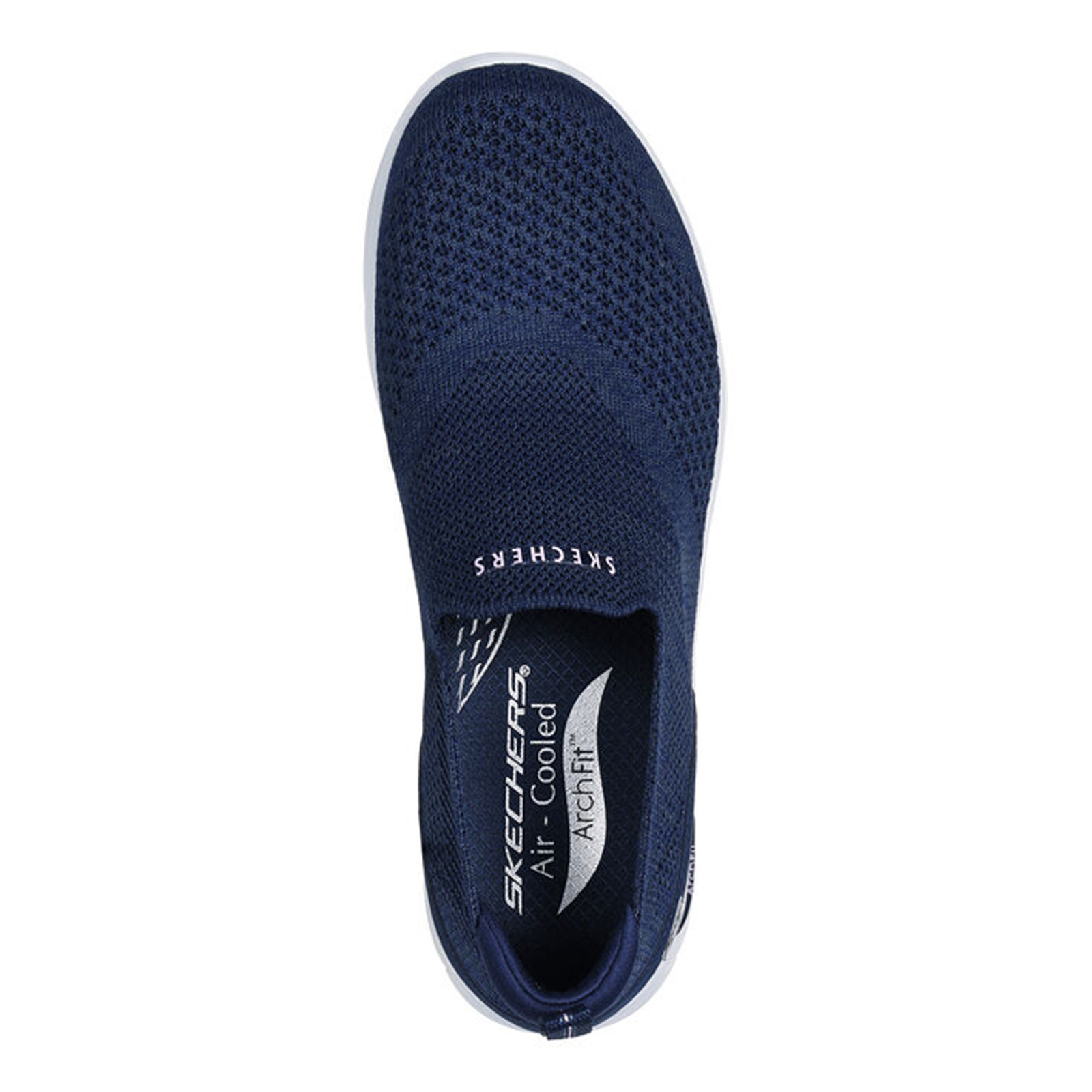 Women's Skechers, Arch Fit Refine - Don't Go Slip-On 104164-NVY Navy Fabric  Mesh