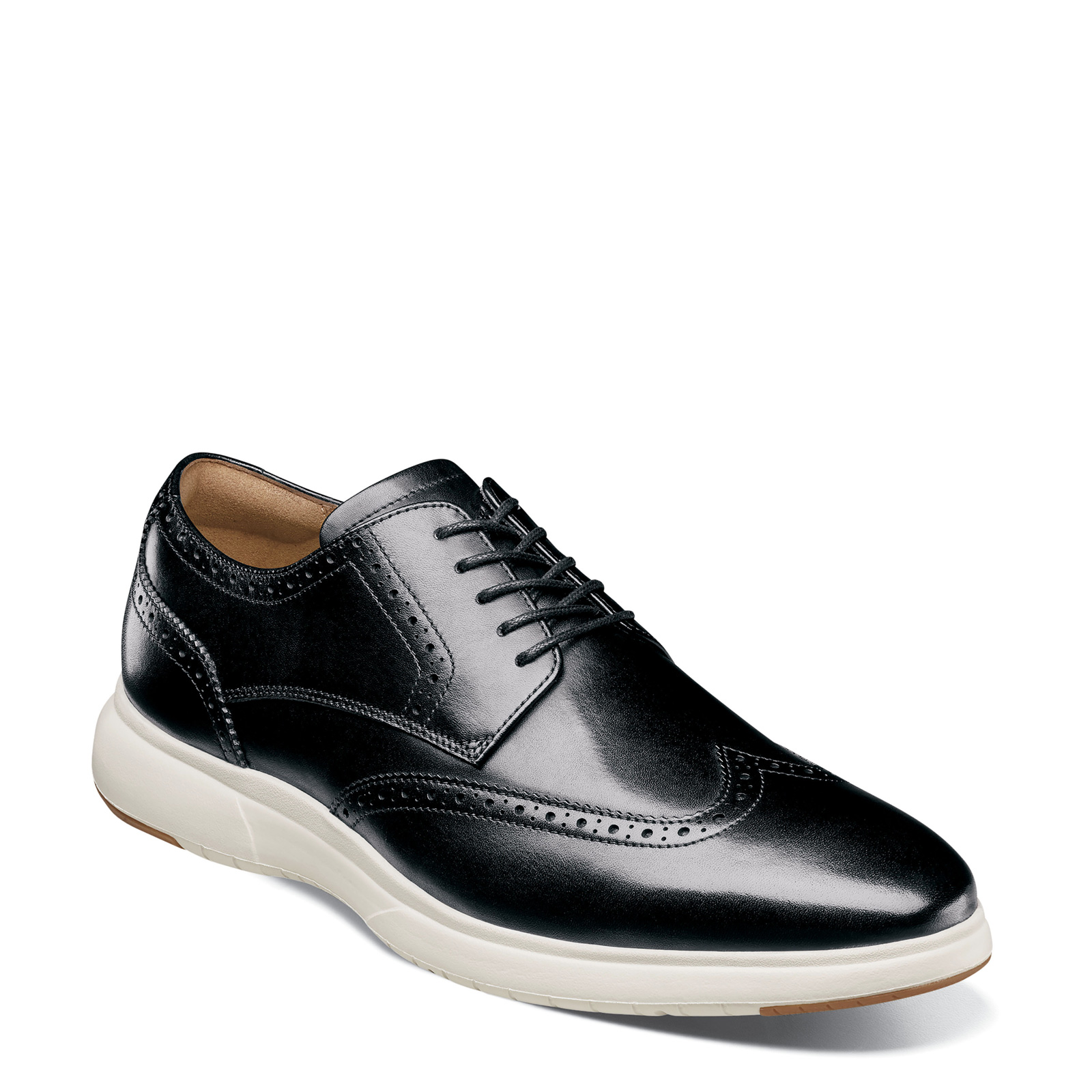 Florsheim Dash Wingtip Oxford Mens 9M Black Leather Hybrid Dress Shoes 11768-111 Amazon.com | Florsheim Launch Wingtip Oxford Men main image 3