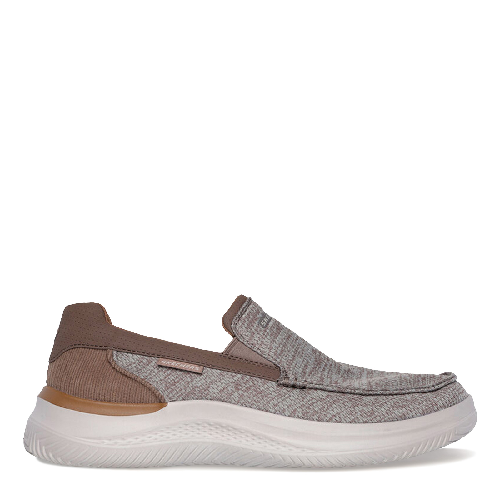 Skechers para hombre, ajuste relajado: Hasting - Marco sin cordones 205367-KHK malla caqui FABRI - Imagen 7 de 60