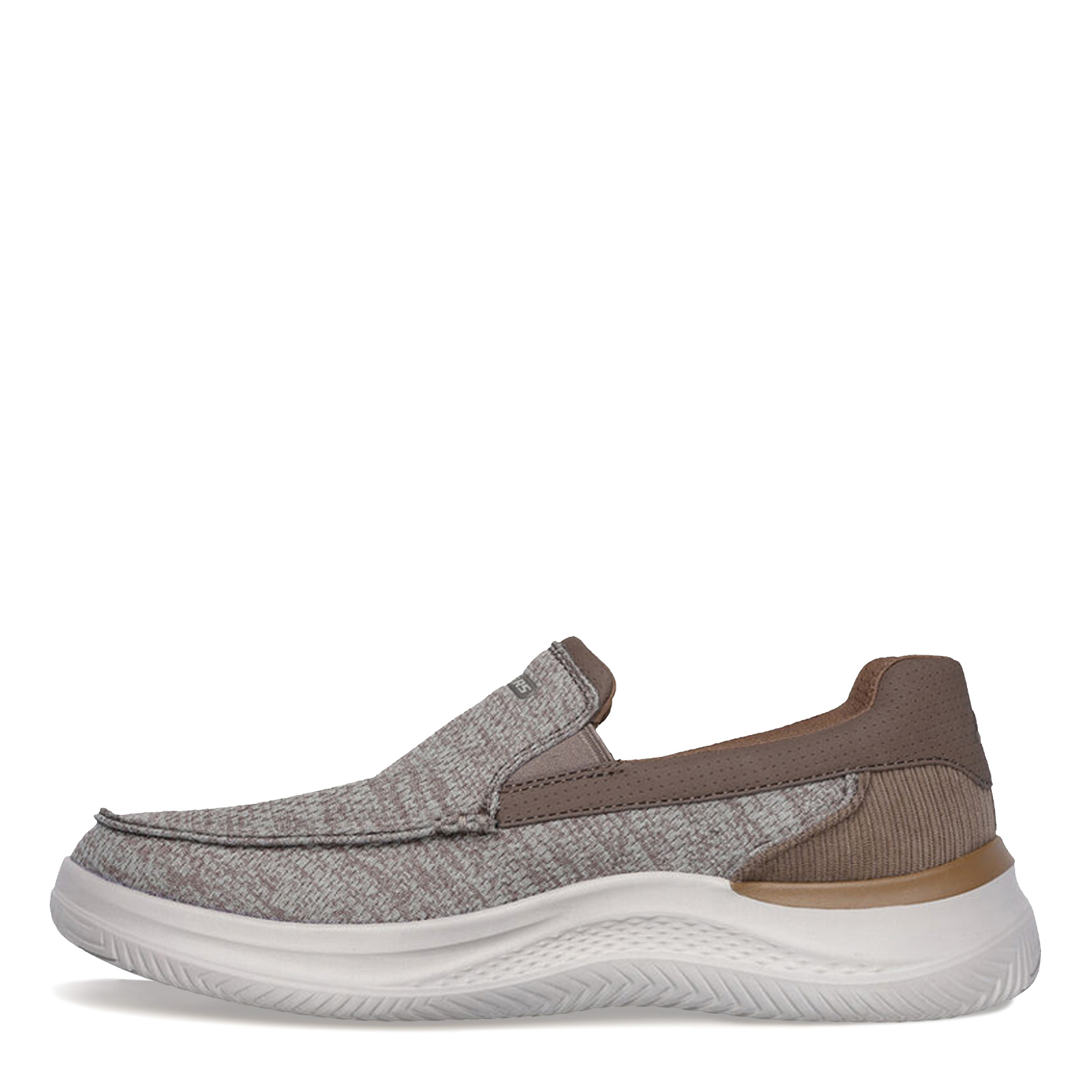 Skechers para hombre, ajuste relajado: Hasting - Marco sin cordones 205367-KHK malla caqui FABRI - Imagen 8 de 60