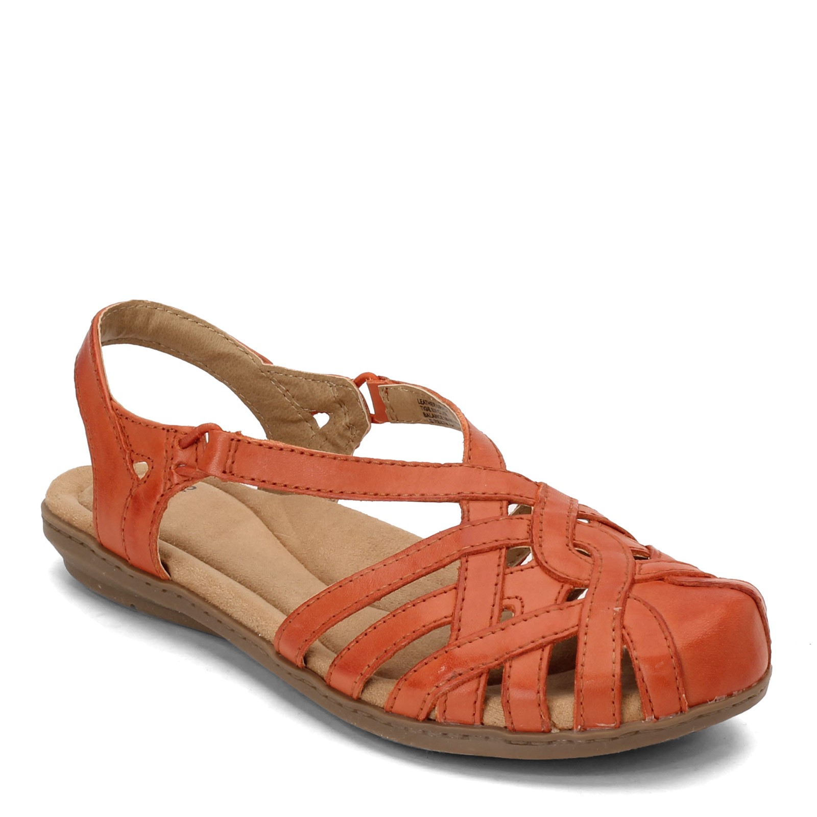 Women's Earth Origins, Belle Brielle Sandal 206249W815 Ginger Leather