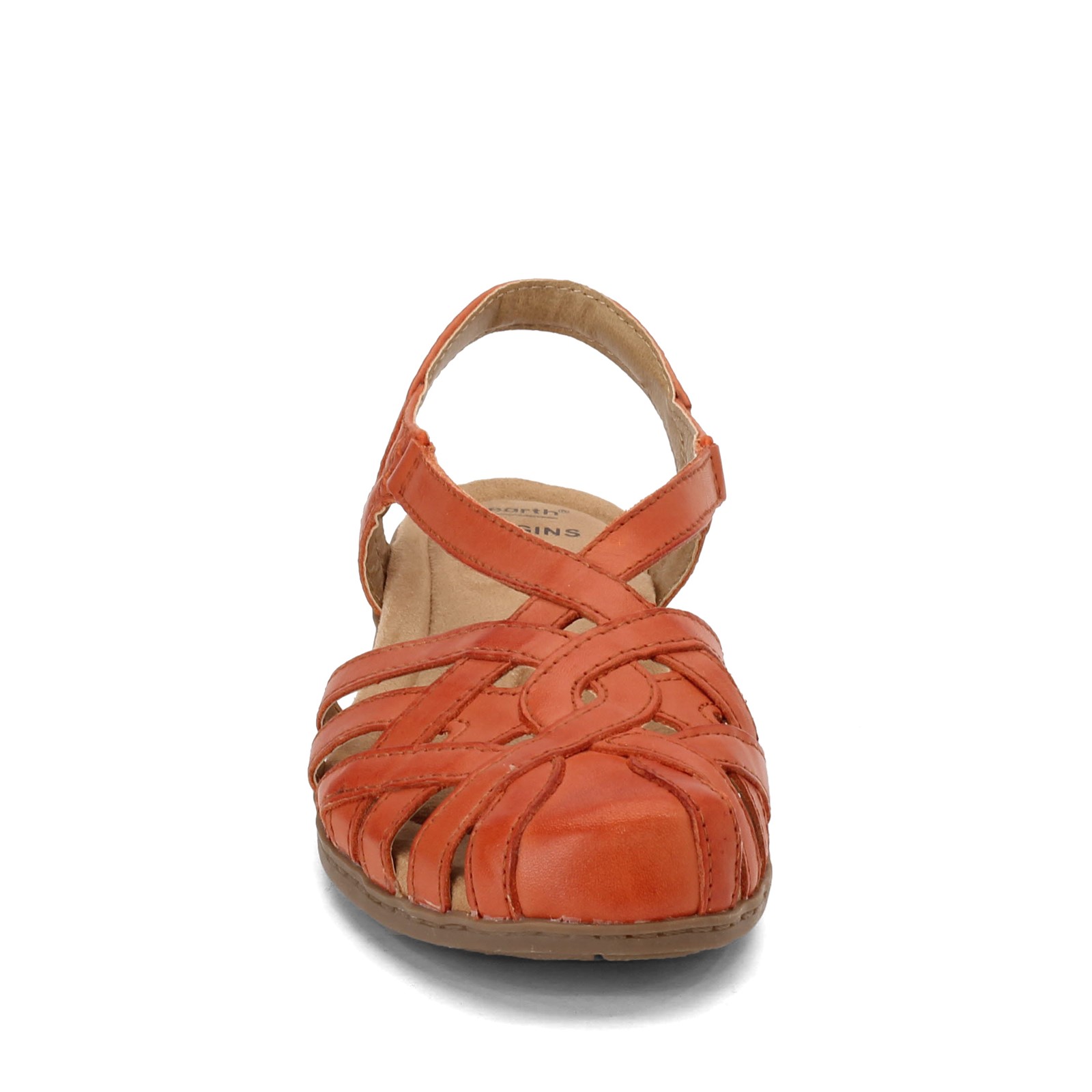 Women's Earth Origins, Belle Brielle Sandal 206249W815 Ginger Leather