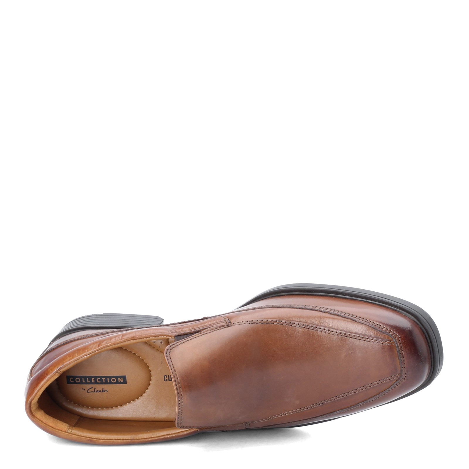 Clarks tilden free outlet dark tan