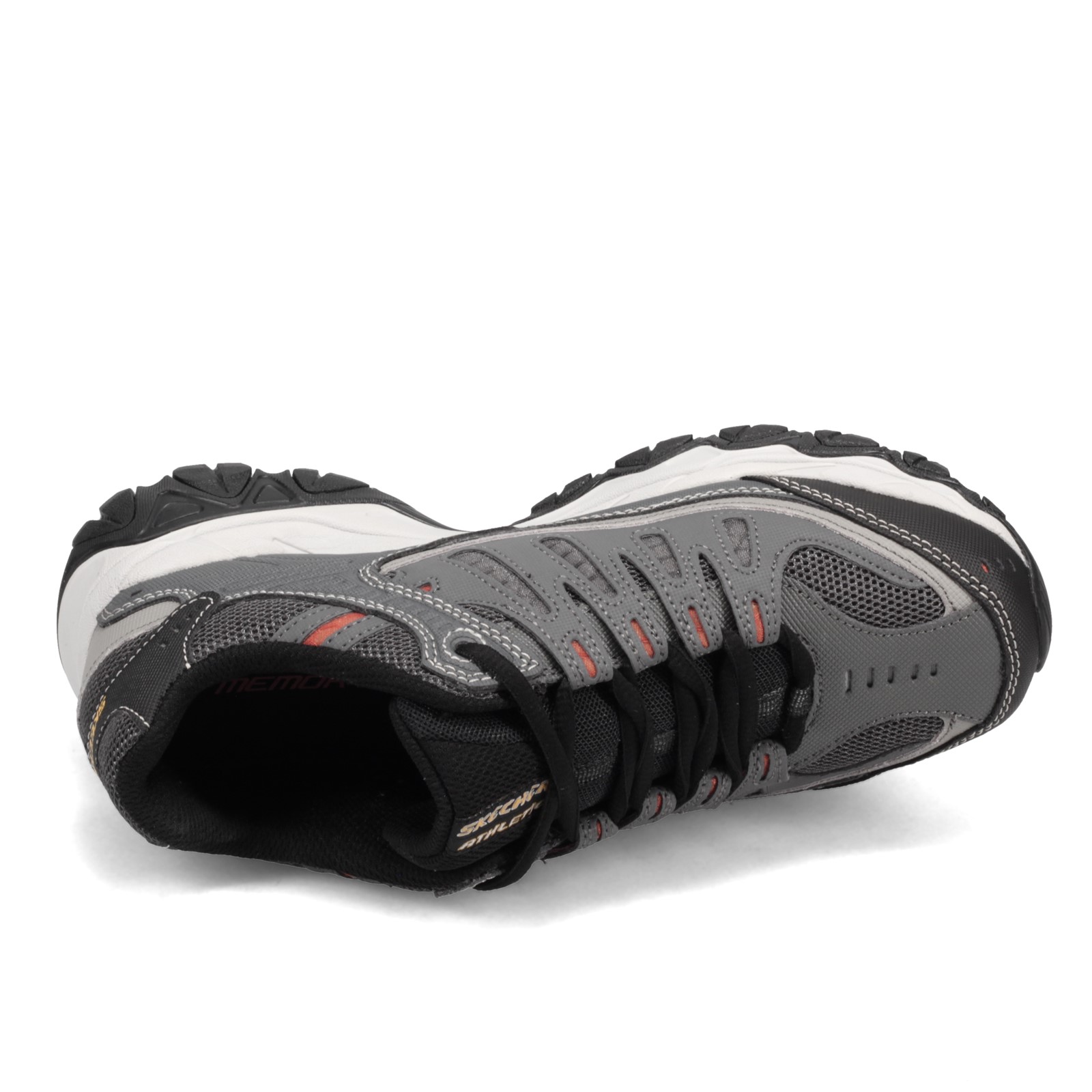 Skechers+After+Burn+-+Memory+Fit+Charcoal%2F+Gray+Mens+SNEAKERS+