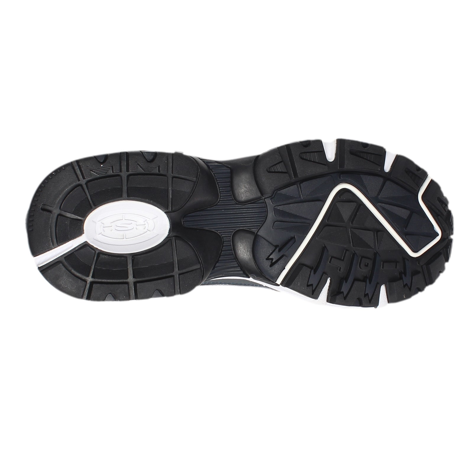 Men's Skechers, Stamina - Cutback Sneaker 51286-NVBK Navy/Black Leather Mesh Syn