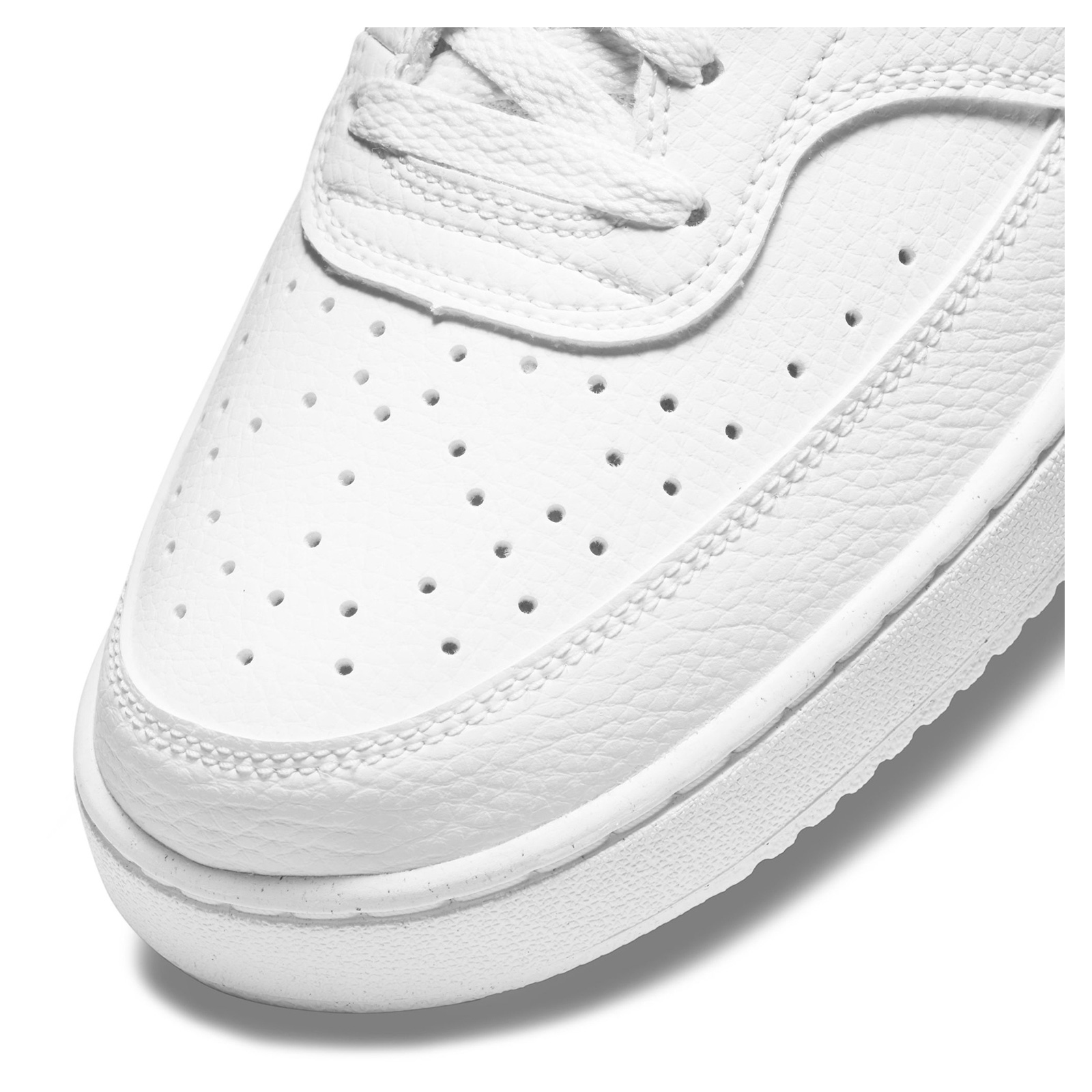 Men's Nike, Court Vision Low Next Nature Sneaker DH2987-101 White/Black Syntheti