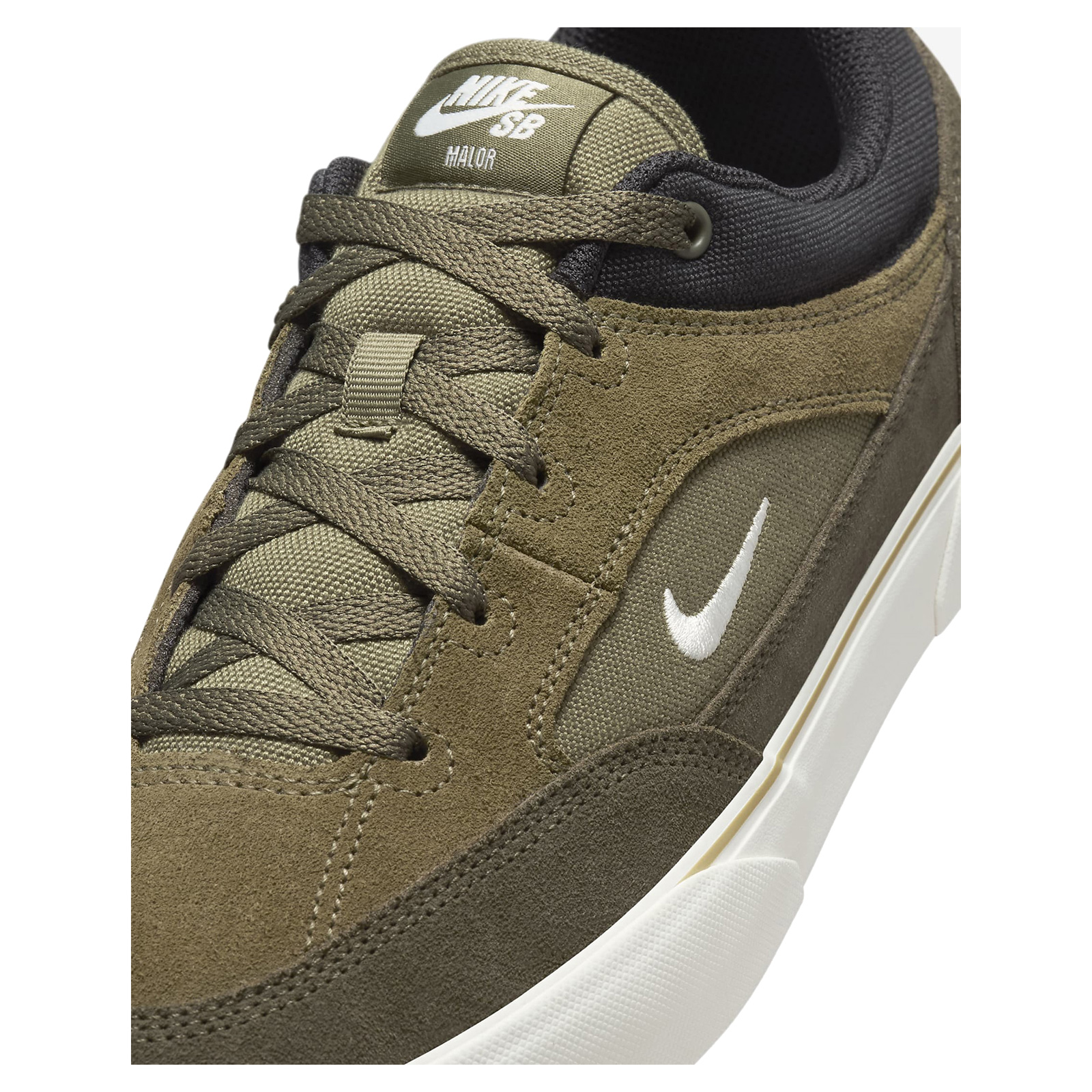 Zapatilla deportiva de skate para hombre Nike, SB Malor FV6064-200 mediana oliva/vela-carga caqui-SUE - Imagen 17 de 45