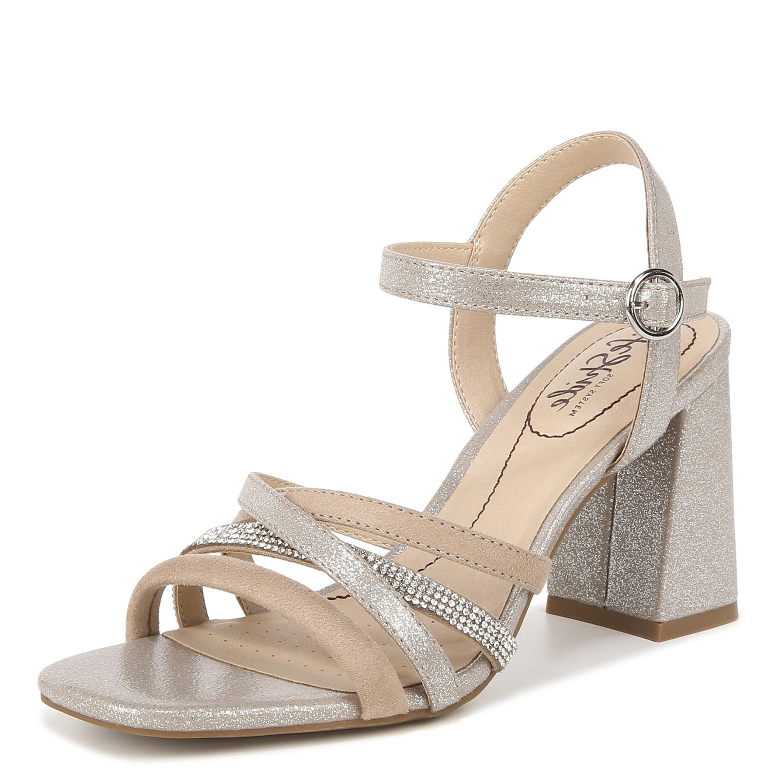 Womens LifeStride Belle Sandal I6599M1250 Champagne Deerskin BLEND 8190₽