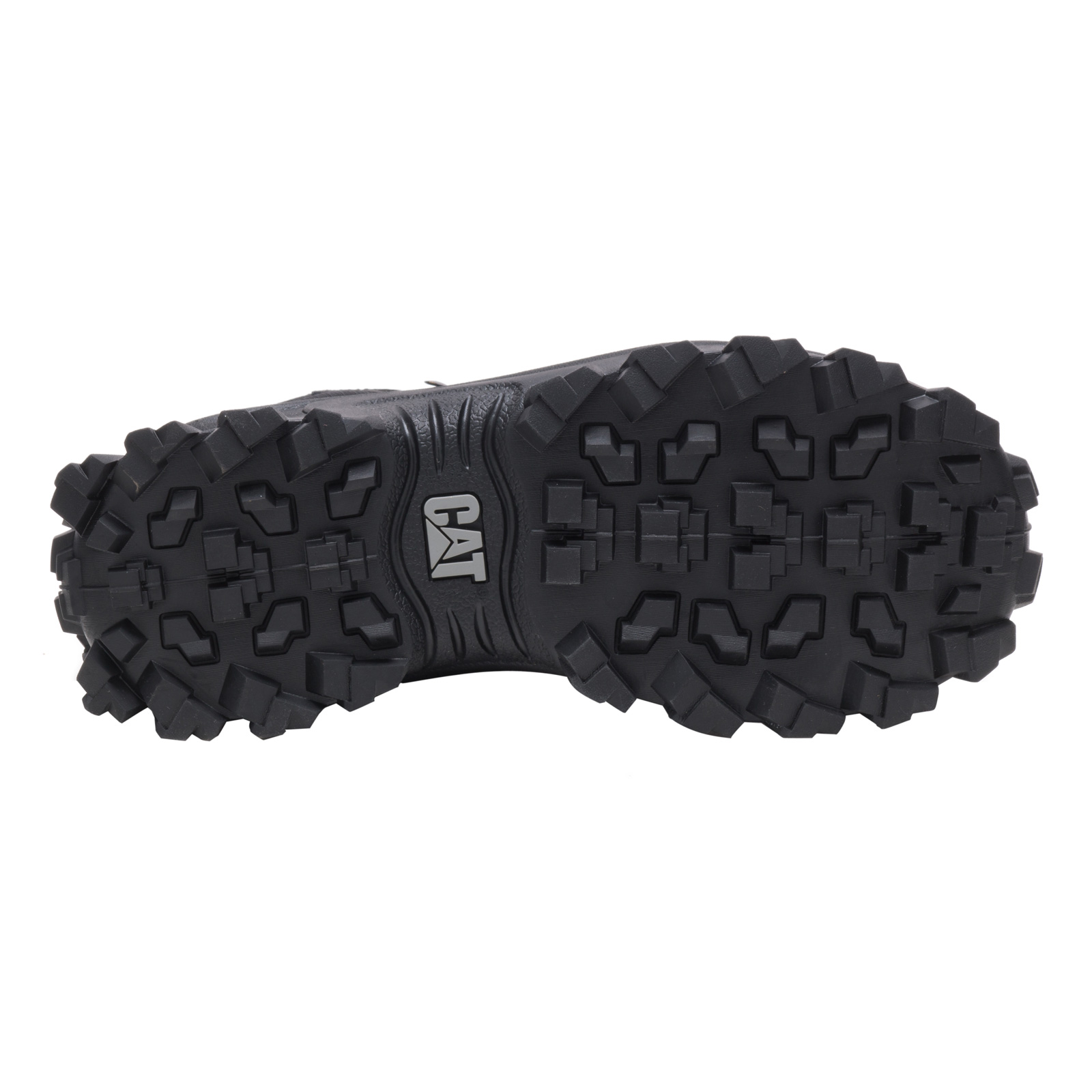Unisex Caterpillar, Intruder Mid Trainer Sneaker P110457 Black Mesh Nubuck Nylon