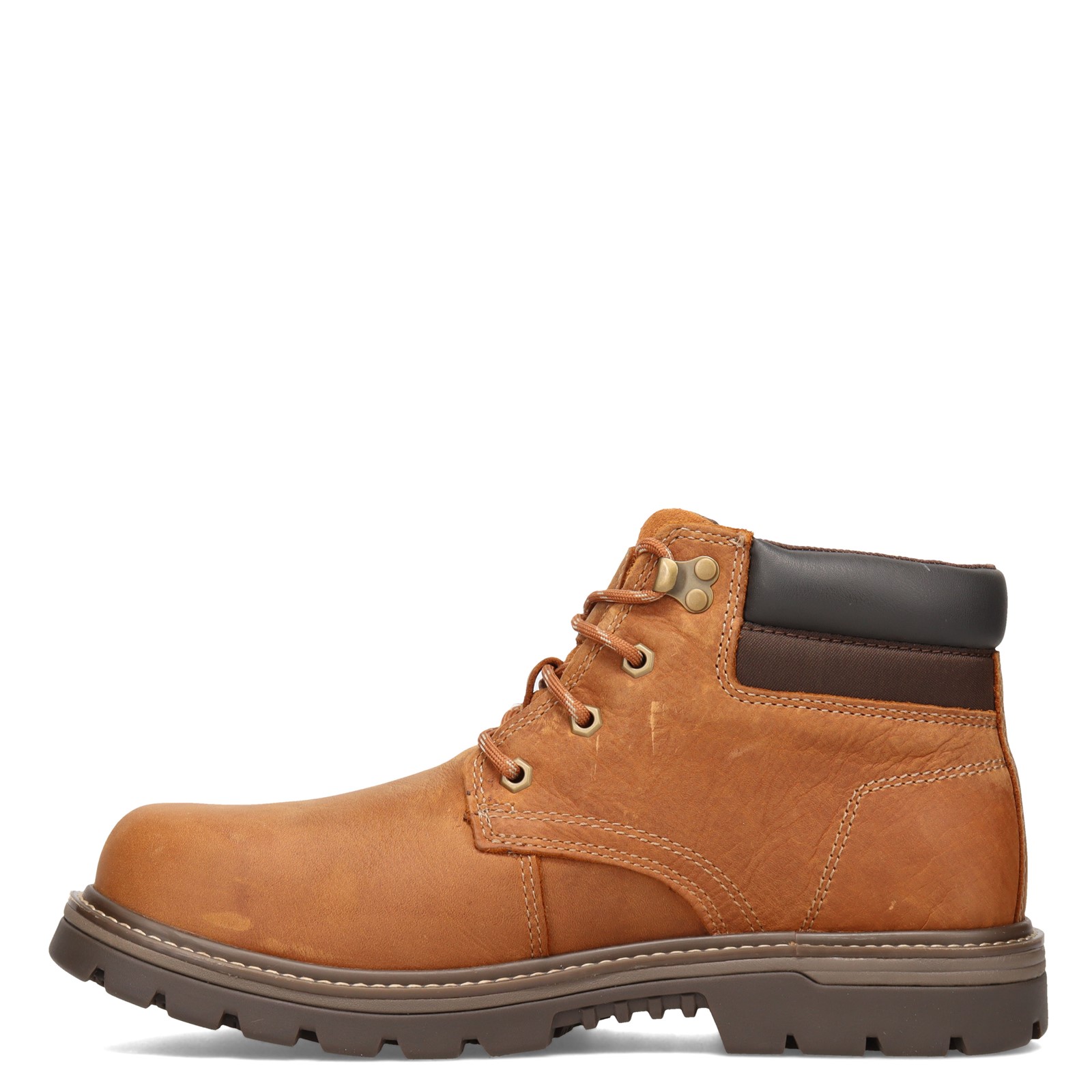 Men's Caterpillar, Outbase Waterproof Steel Toe Work Boot P91209 Brown